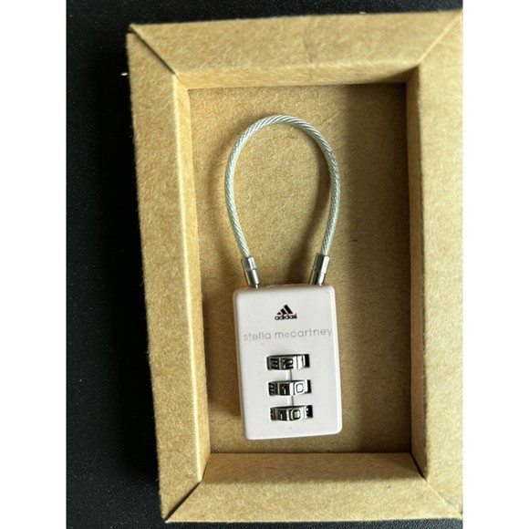 NEW Pink Adidas x Stella McCartney Combination Lock Padlock TSA Luggage Travel - Picture 3 of 6